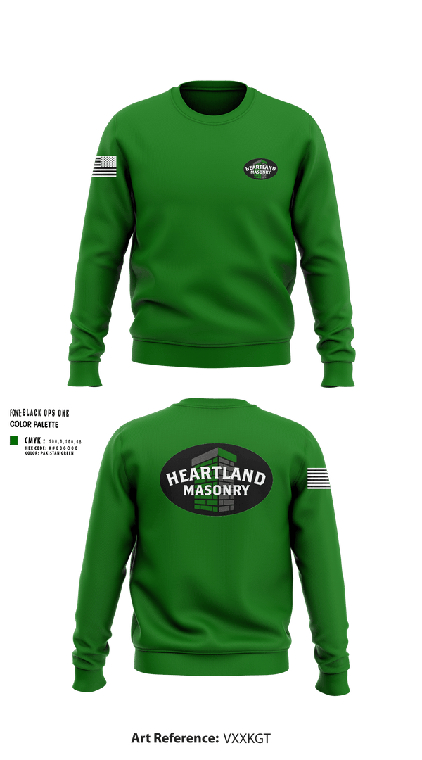 Crew Neck Sweatshirt, Heartland masonry, , Teamtime, Team time, sublimation, custom sports apparel, team uniforms, spirit wear, spiritwear, sports uniforms, custom shirts, team store, custom team store, fundraiser sports, apparel fundraiser