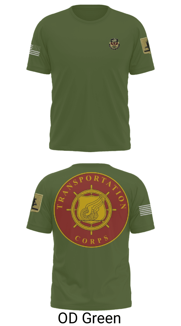 Old School Cotton Feel Shirt, 189th Transportation Company, , Teamtime, Team time, sublimation, custom sports apparel, team uniforms, spirit wear, spiritwear, sports uniforms, custom shirts, team store, custom team store, fundraiser sports, apparel fundraiser