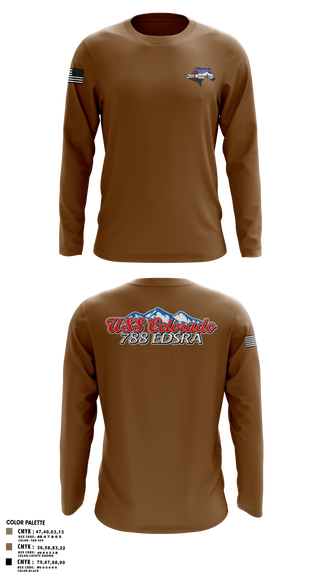Long Sleeve Performance Shirt, USS Colorado, Navy, Teamtime, Team time, sublimation, custom sports apparel, team uniforms, spirit wear, spiritwear, sports uniforms, custom shirts, team store, custom team store, fundraiser sports, apparel fundraiser