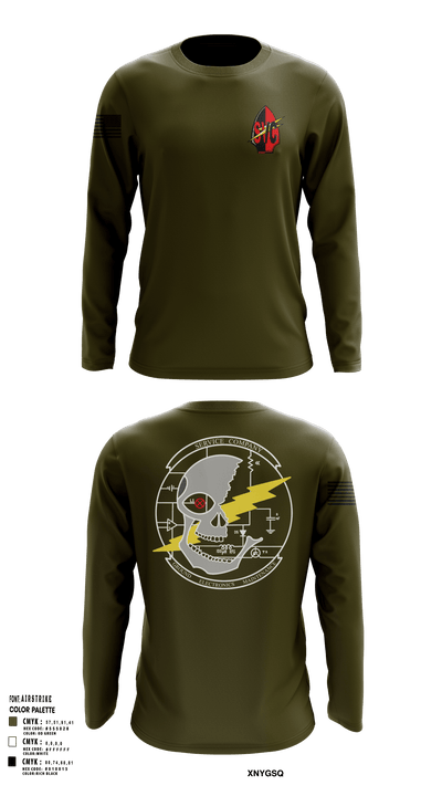 7th Communication Bn 61854612 Long Sleeve Performance Shirt 123