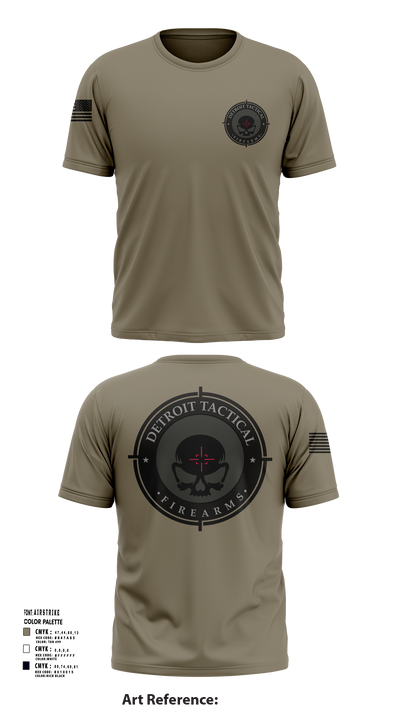Detroit Tactical Firearms 87119150 Short Sleeve Performance Shirt - 51