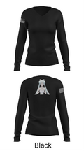 State of Hawaii Department of the Attorney General (HIAG) Civil Rights Investigations Unit 42845743 Women's Long Sleeve V-neck Shirt - 35