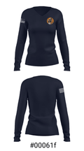 Warwick Warriors 76284872 Women's Long Sleeve V-neck Shirt - 20