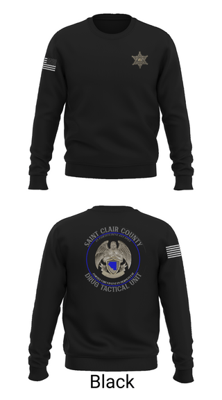 Crew Neck Sweatshirt, Drug Tactical Unit, , Teamtime, Team time, sublimation, custom sports apparel, team uniforms, spirit wear, spiritwear, sports uniforms, custom shirts, team store, custom team store, fundraiser sports, apparel fundraiser