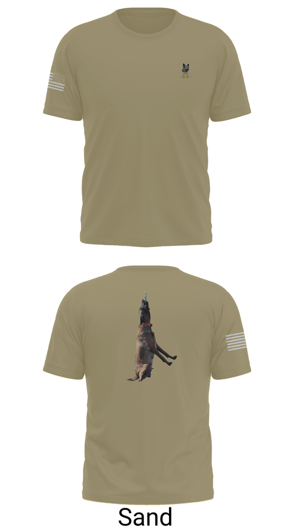 Short Sleeve Performance Shirt, Mals K9, Army, Teamtime, Team time, sublimation, custom sports apparel, team uniforms, spirit wear, spiritwear, sports uniforms, custom shirts, team store, custom team store, fundraiser sports, apparel fundraiser