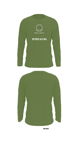 Long Sleeve Performance Shirt, Speed Alpha, Navy, Teamtime, Team time, sublimation, custom sports apparel, team uniforms, spirit wear, spiritwear, sports uniforms, custom shirts, team store, custom team store, fundraiser sports, apparel fundraiser
