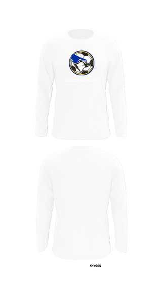 Long Sleeve Performance Shirt, waseca bluejays, Men's Soccer, Teamtime, Team time, sublimation, custom sports apparel, team uniforms, spirit wear, spiritwear, sports uniforms, custom shirts, team store, custom team store, fundraiser sports, apparel fundraiser