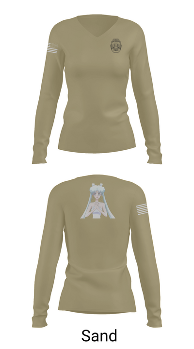 State of Hawaii Department of the Attorney General (HIAG) Civil Rights Investigations Unit 42845743 Women's Long Sleeve V-neck Shirt - 92