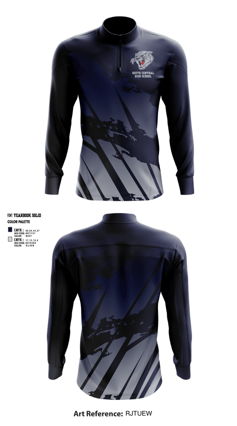 Quarter Zip Jacket, South Central High School Basketball, Women's Basketball, Teamtime, Team time, sublimation, custom sports apparel, team uniforms, spirit wear, spiritwear, sports uniforms, custom shirts, team store, custom team store, fundraiser sports, apparel fundraiser