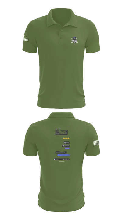 Lethal Sniper Universe 36170212 Short Sleeve Performance Polo - 21