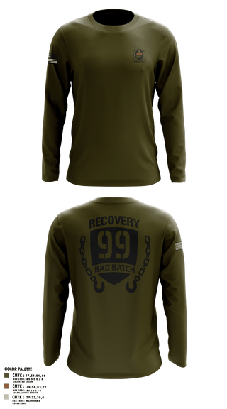 Long Sleeve Performance Shirt, 137th Echo Company1-137th AV E co, National Guard, Teamtime, Team time, sublimation, custom sports apparel, team uniforms, spirit wear, spiritwear, sports uniforms, custom shirts, team store, custom team store, fundraiser sports, apparel fundraiser