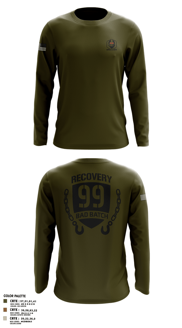Long Sleeve Performance Shirt, 137th Echo Company1-137th AV E co, National Guard, Teamtime, Team time, sublimation, custom sports apparel, team uniforms, spirit wear, spiritwear, sports uniforms, custom shirts, team store, custom team store, fundraiser sports, apparel fundraiser