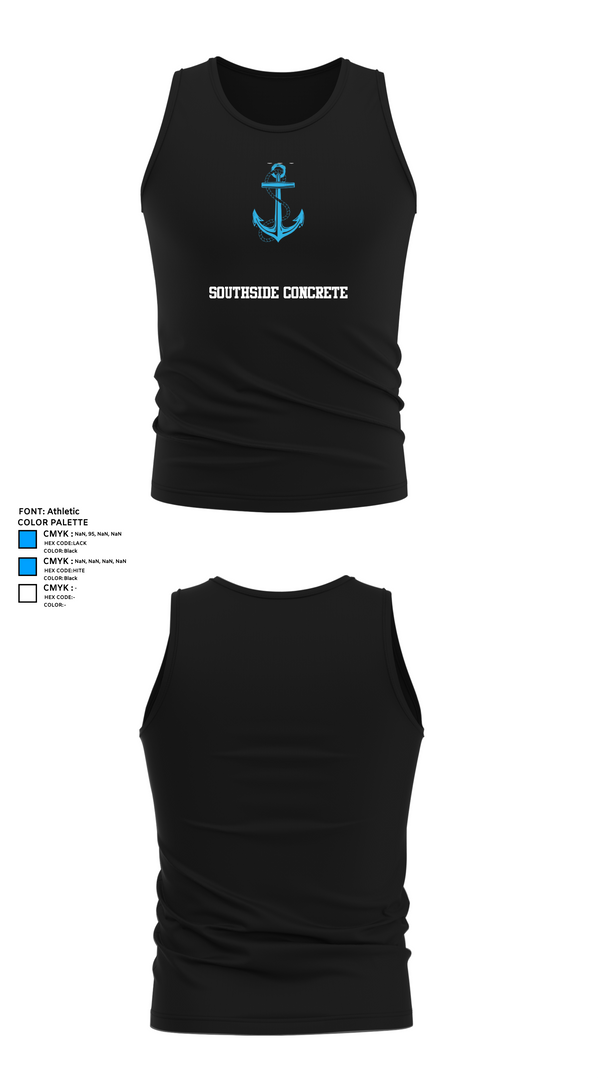 Tank Top, SOUTHSIDE CONCRETE, , Teamtime, Team time, sublimation, custom sports apparel, team uniforms, spirit wear, spiritwear, sports uniforms, custom shirts, team store, custom team store, fundraiser sports, apparel fundraiser
