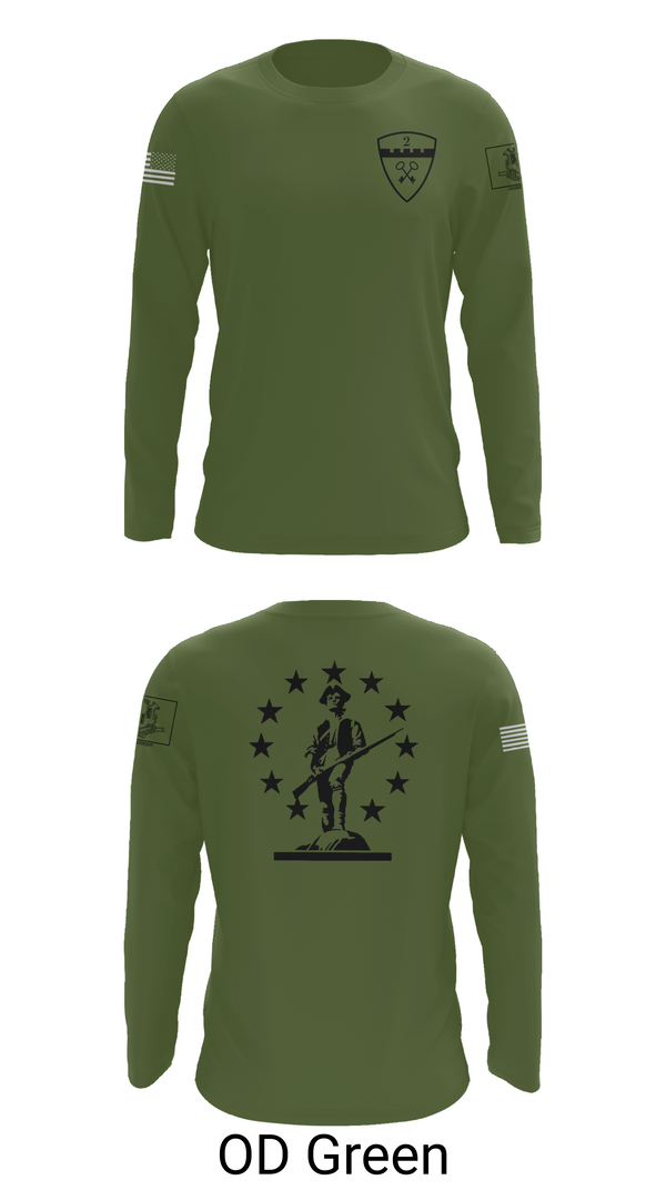 Long Sleeve Performance Shirt, 2nd Company Governor's Foot Guard, , Teamtime, Team time, sublimation, custom sports apparel, team uniforms, spirit wear, spiritwear, sports uniforms, custom shirts, team store, custom team store, fundraiser sports, apparel fundraiser