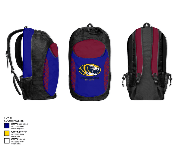 Gear Bag, Inderkum High School Softball, Softball, Teamtime, Team time, sublimation, custom sports apparel, team uniforms, spirit wear, spiritwear, sports uniforms, custom shirts, team store, custom team store, fundraiser sports, apparel fundraiser