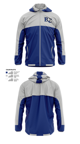 Windbreaker, ﻿Barton College Basketball, Women's Basketball, Teamtime, Team time, sublimation, custom sports apparel, team uniforms, spirit wear, spiritwear, sports uniforms, custom shirts, team store, custom team store, fundraiser sports, apparel fundraiser