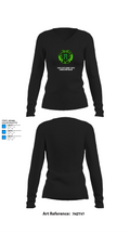 White Settlement Youth Association Soccer 16472718 Women's Long Sleeve V-neck Shirt - 34
