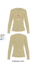 Express Quality Transportation LLC 33697565 Women's Long Sleeve V-neck Shirt - 37