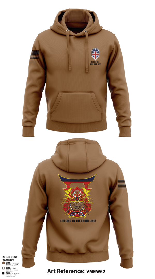 Hoodie, 343rd Medical Hospital Augmentation Detachment, , Teamtime, Team time, sublimation, custom sports apparel, team uniforms, spirit wear, spiritwear, sports uniforms, custom shirts, team store, custom team store, fundraiser sports, apparel fundraiser