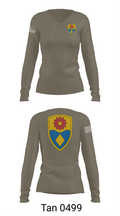 870th mp company 27373000 Women's Long Sleeve V-neck Shirt -1 77