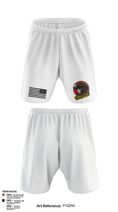 C BTRY, 5-4 ADAR Athletic Shorts With Pockets - 2