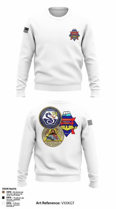 Submarine Group 7 N4 26045407 Crew Neck Sweatshirt - 2