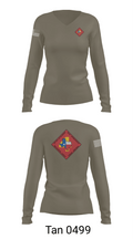 Bravo Bastards 65129777 Women's Long Sleeve V-neck Shirt - 77