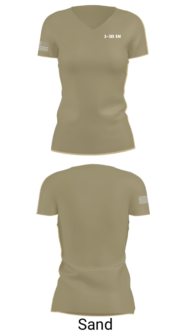Women's Short Sleeve Vneck Shirt, 1-18 IN, Army, Teamtime, Team time, sublimation, custom sports apparel, team uniforms, spirit wear, spiritwear, sports uniforms, custom shirts, team store, custom team store, fundraiser sports, apparel fundraiser