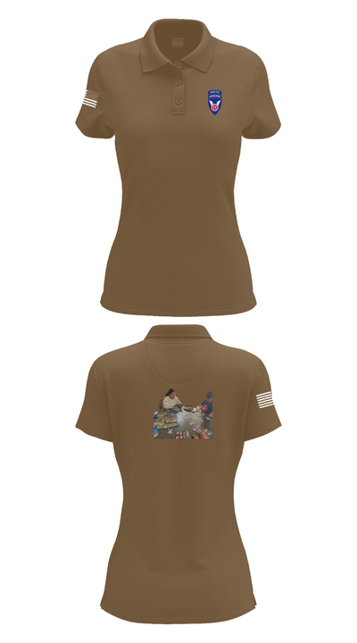 11th ABN DIV WO 32210325 Women's Short Sleeve Performance Polo  - 15