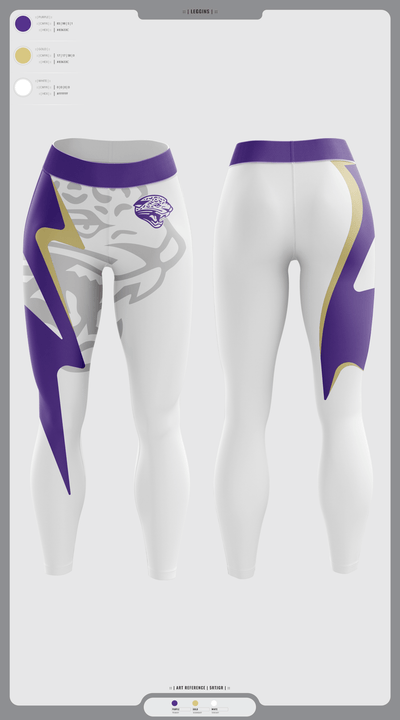 Jacksonville College Cross Country 48639105 Womens Leggings - 3