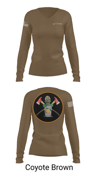 Womens Long Sleeve Vneck Shirt, 91 Bravo, Fire Department, Teamtime, Team time, sublimation, custom sports apparel, team uniforms, spirit wear, spiritwear, sports uniforms, custom shirts, team store, custom team store, fundraiser sports, apparel fundraiser