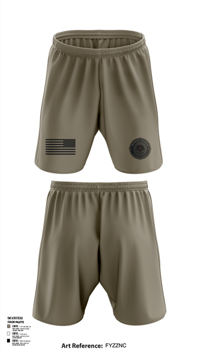 Detroit Tactical Firearms 87119150 Athletic Shorts With Pockets - 51