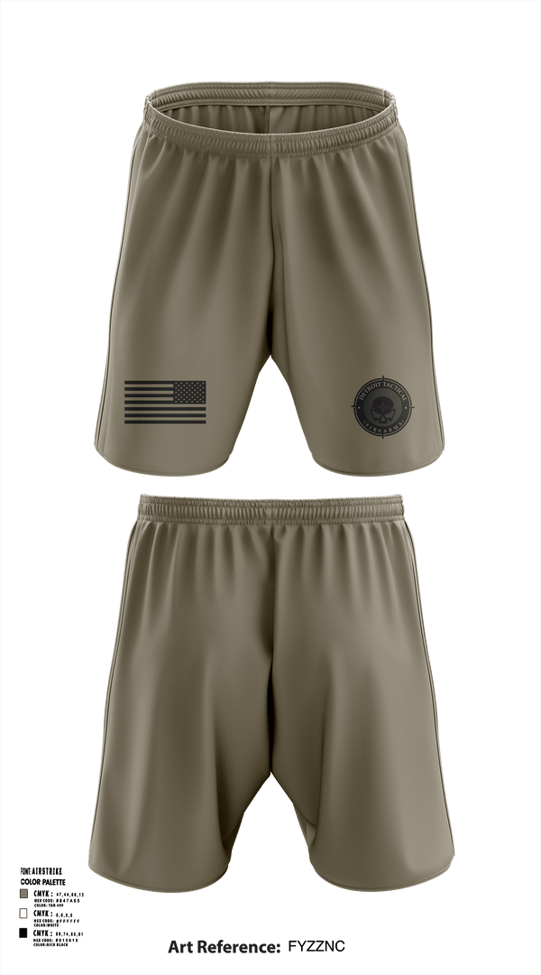 Athletic Shorts With Pockets, Detroit Tactical Firearms, , Teamtime, Team time, sublimation, custom sports apparel, team uniforms, spirit wear, spiritwear, sports uniforms, custom shirts, team store, custom team store, fundraiser sports, apparel fundraiser