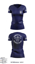 USS Patriot 22080502 Women's Short Sleeve V-neck Shirt - 1