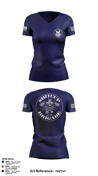Womens Short Sleeve Vneck Shirt, USS Patriot, Navy, Teamtime, Team time, sublimation, custom sports apparel, team uniforms, spirit wear, spiritwear, sports uniforms, custom shirts, team store, custom team store, fundraiser sports, apparel fundraiser