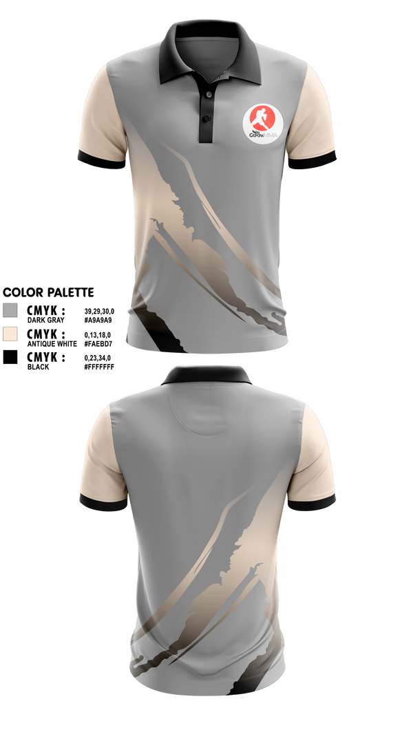 Short Sleeve Performance Polo, Geek MMA, Wrestling, Teamtime, Team time, sublimation, custom sports apparel, team uniforms, spirit wear, spiritwear, sports uniforms, custom shirts, team store, custom team store, fundraiser sports, apparel fundraiser
