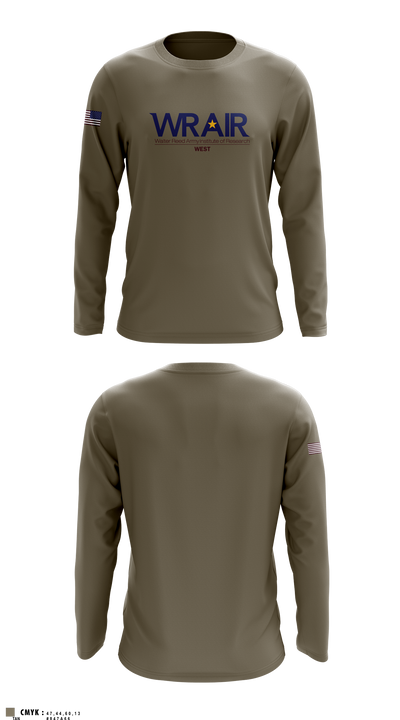Walter Reed Army Institute of Research - West 71729824 Long Sleeve Performance Shirt 4