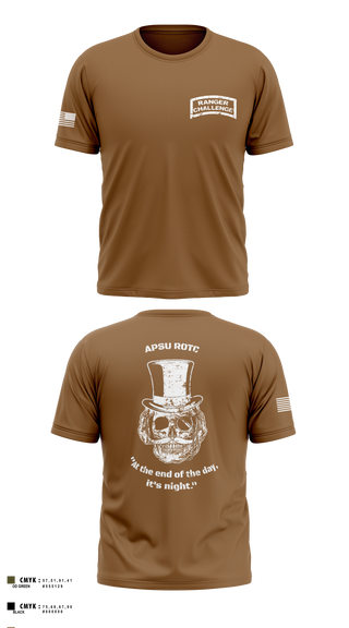 Old School Cotton Feel Shirt, APSU RANGER CHALLENGE, Army, Teamtime, Team time, sublimation, custom sports apparel, team uniforms, spirit wear, spiritwear, sports uniforms, custom shirts, team store, custom team store, fundraiser sports, apparel fundraiser
