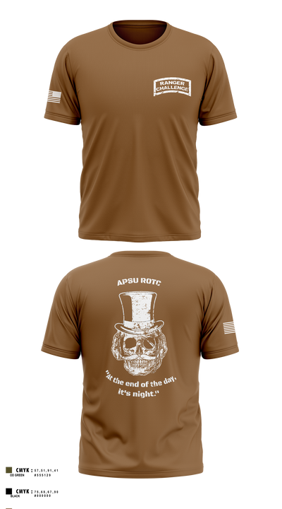 APSU RANGER CHALLENGE 6778670 Old School Cotton Feel Shirt - 4