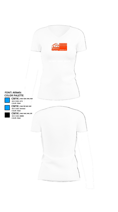 Vazquez House Movers 35729246 Women's Short Sleeve V-neck Shirt - 18