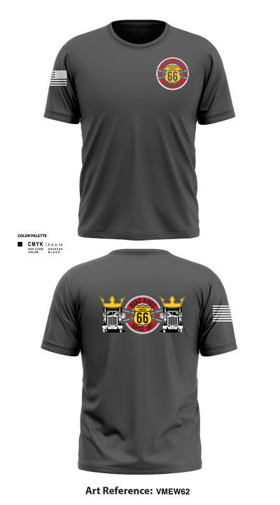 66TH TC 94065501 Short Sleeve Performance Shirt - 1