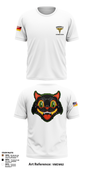 Old School Cotton Feel Shirt, Hohenfels VTFHohenfels Veterinary Section, Army, Teamtime, Team time, sublimation, custom sports apparel, team uniforms, spirit wear, spiritwear, sports uniforms, custom shirts, team store, custom team store, fundraiser sports, apparel fundraiser