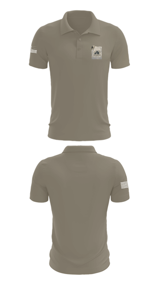 Short Sleeve Performance Polo, Camp Blanding Museum, Army, Teamtime, Team time, sublimation, custom sports apparel, team uniforms, spirit wear, spiritwear, sports uniforms, custom shirts, team store, custom team store, fundraiser sports, apparel fundraiser