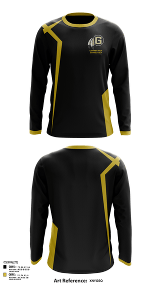 Long Sleeve Performance Shirt, Gaffney High School Golf, Golf, Teamtime, Team time, sublimation, custom sports apparel, team uniforms, spirit wear, spiritwear, sports uniforms, custom shirts, team store, custom team store, fundraiser sports, apparel fundraiser