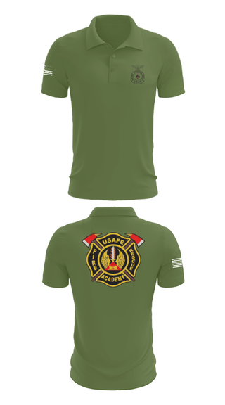 Short Sleeve Performance Polo, 435th CTS, Air Force, Teamtime, Team time, sublimation, custom sports apparel, team uniforms, spirit wear, spiritwear, sports uniforms, custom shirts, team store, custom team store, fundraiser sports, apparel fundraiser