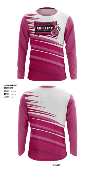 Long Sleeve Performance Shirt, Greeneville Bowling, Bowling, Teamtime, Team time, sublimation, custom sports apparel, team uniforms, spirit wear, spiritwear, sports uniforms, custom shirts, team store, custom team store, fundraiser sports, apparel fundraiser