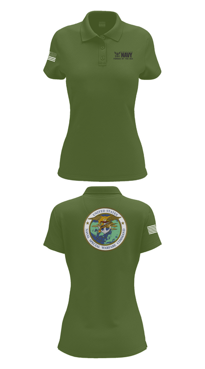 SEAL Team 4781251 Women's Short Sleeve Performance Polo  - 52