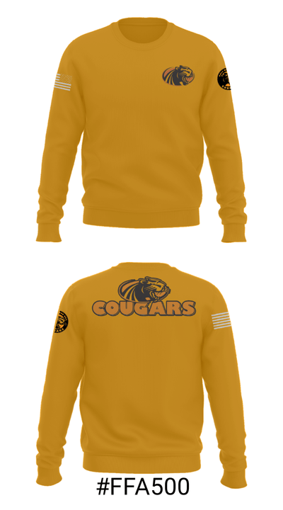 Half Moon Bay High School Tennis 37910958 Crew Neck Sweatshirt - 22