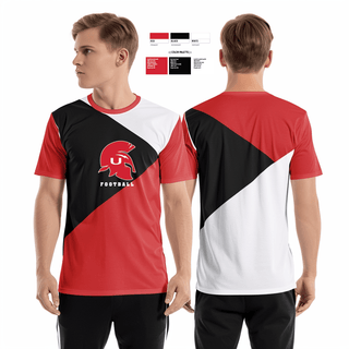 Short Sleeve Performance Shirt, Union High School Football, Football, Teamtime, Team time, sublimation, custom sports apparel, team uniforms, spirit wear, spiritwear, sports uniforms, custom shirts, team store, custom team store, fundraiser sports, apparel fundraiser