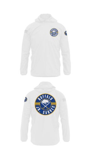 Windbreaker, Buffalo jr sabres, Ice Hockey, Teamtime, Team time, sublimation, custom sports apparel, team uniforms, spirit wear, spiritwear, sports uniforms, custom shirts, team store, custom team store, fundraiser sports, apparel fundraiser